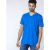 D555 Signature V-neck T-shirt Blue - T-shirts - Grote Maten T-shirts Heren