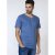 D555 Signature V-neck T-shirt Teal - T-shirts - Grote Maten T-shirts Heren