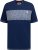 D555 Swansea Cut And Sew Crew Neck T-Shirt Navy - T-shirts - Grote Maten T-shirts Heren