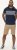 D555 Swansea Cut And Sew Crew Neck T-Shirt Navy - T-shirts - Grote Maten T-shirts Heren