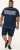 D555 Swansea Cut And Sew Crew Neck T-Shirt Navy - T-shirts - Grote Maten T-shirts Heren
