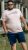 D555 Bournemouth Shoal Of Fish Printed Crew Neck T-Shirt Pink - T-shirts - Grote Maten T-shirts Heren