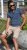 D555 Coventry AOP Polo Shirt Jacquard Collar & Ribbed Cuffs Navy - Polo shirts - Grote Maten Poloshirts Heren