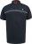 D555 Stafford Cut And Sew Embroidery Stripe Short Sleeve Polo Black - Polo shirts - Grote Maten Poloshirts Heren