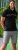 D555 Stafford Cut And Sew Embroidery Stripe Short Sleeve Polo Black - Polo shirts - Grote Maten Poloshirts Heren