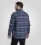 D555 Shrewsbury Long Sleeve with Chest Pocket Blue/Navy Check - Hemden - Overhemden Grote Maten Heren