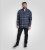 D555 Shrewsbury Long Sleeve with Chest Pocket Blue/Navy Check TALL SIZES - HERENKLEDING MT-6XLT - Tall Kleding Heren