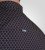 D555 Sheffield Long Sleeve AOP Micro Gold Shirt Navy - Hemden - Overhemden Grote Maten Heren