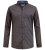 D555 Sheffield Long Sleeve AOP Micro Gold Shirt Navy - Hemden - Overhemden Grote Maten Heren