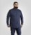 D555 Middlesbrough Long Sleeve AOP Micro Blue Shirt Navy TALL SIZE - Hemden - Overhemden Grote Maten Heren