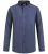 D555 Middlesbrough Long Sleeve AOP Micro Blue Shirt Navy TALL SIZE - Hemden - Overhemden Grote Maten Heren