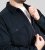 D555 Cleveley Long Sleeve Heavy Shacket Overshirt Navy - Hemden - Overhemden Grote Maten Heren