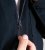 D555 Cleveley Long Sleeve Heavy Shacket Overshirt Navy - Hemden - Overhemden Grote Maten Heren