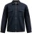 D555 Cleveley Long Sleeve Heavy Shacket Overshirt Navy - Hemden - Overhemden Grote Maten Heren