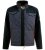 D555 Northampton Hybrid Sherpa Quilted Micro Fleece Jacket Navy - Jassen - Grote Maten Herenjassen