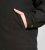 D555 Epsom Harrington Jacket with Zip Through Collared Melton Black - Jassen - Grote Maten Herenjassen