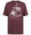 D555 Barnsley Guitar and Amp Crew Neck T-Shirt Burgundy - T-shirts - Grote Maten T-shirts Heren