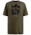 D555 Stockton Gorilla Playing Drums Crew Neck T-Shirt Khaki - T-shirts - Grote Maten T-shirts Heren