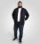 D555 Johnson Zip Through Fleece Sweatshirt with Chest Embroidery Navy - Sweaters & Hoodies - Sweaters & Hoodies Grote Maten Heren