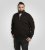 D555 Russel Fleece Sweatshirt with Chest Embroidery Black - Sweaters & Hoodies - Sweaters & Hoodies Grote Maten Heren