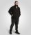 D555 Russel Fleece Sweatshirt with Chest Embroidery Black - Sweaters & Hoodies - Sweaters & Hoodies Grote Maten Heren