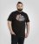 D555 Dewsbury Skeleton on Bike Crew Neck T-Shirt Black - T-shirts - Grote Maten T-shirts Heren