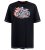 D555 Dewsbury Skeleton on Bike Crew Neck T-Shirt Black - T-shirts - Grote Maten T-shirts Heren