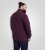 D555 Lancaster Gewatteerde Sweater Bordeauxrood - Sweaters & hoodies - Sweaters & Hoodies Grote Maten Heren