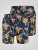 D555 Dawson AO Zwemshorts met Hawaiiprint Marineblauw - Ondergoed & zwem - Grote Maten Ondergoed Heren