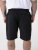 D555 Thomas Stretch Shorts met Elastische Taille Zwart - Shorts - Grote Maten Korte Broeken Heren