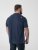 D555 Hockney T-shirt met Motorprint Marineblauw - T-shirts - Grote Maten T-shirts Heren