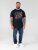 D555 Otto Official Pink Floyd 50th Anniversary T-shirt met Print Marineblauw - T-shirts - Grote Maten T-shirts Heren