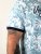 D555 Shoreham AO T-shirt met Venice Beach Print Blauw - T-shirts - Grote Maten T-shirts Heren