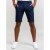 D555 Lopez Stretch Shorts Navy - Shorts - Grote Maten Korte Broeken Heren