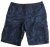 D555 Panther Hawaiian Leaf Ao Print Stretch Chino Shorts - Shorts - Grote Maten Korte Broeken Heren