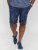 D555 Panther Hawaiian Leaf Ao Print Stretch Chino Shorts - Shorts - Grote Maten Korte Broeken Heren