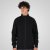 Double Outfitters MTOP-1158 Sweatvest met rits Zwart - Sweaters & hoodies - Sweaters & Hoodies Grote Maten Heren