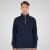 Double Outfitters MTOP-1163 Sweater met halve rits Navyblauw - Sweaters & hoodies - Sweaters & Hoodies Grote Maten Heren