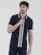 Mish Mash Belgrade Zip Through Polo Navy - Polo shirts - Grote Maten Poloshirts Heren