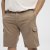 North Latitude 51133 cargo shorts donkerzand - Shorts - Grote Maten Korte Broeken Heren