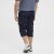 North Latitude 51136 capri shorts marineblauw - Shorts - Grote Maten Korte Broeken Heren