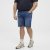 North Latitude 51336 denim shorts blauw - Shorts - Grote Maten Korte Broeken Heren