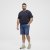 North Latitude 51336 denim shorts blauw - Shorts - Grote Maten Korte Broeken Heren