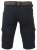 Kam Jeans 379 Shorts Black - Shorts - Grote Maten Korte Broeken Heren