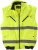 Marc & Mark Hi-Vis Jacket/vest Yellow - Werkkleding - Werkkleding Grote Maten Heren