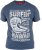 D555 Francis Blue T-shirt - T-shirts - Grote Maten T-shirts Heren