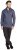D555 MARVIN Small Circle Print Long Sleeve Shirt - Hemden - Overhemden Grote Maten Heren