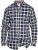 D555 Carter Check Shirt Navy-Green - Hemden - Overhemden Grote Maten Heren
