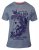 D555 CLAYTON Honolua Bay T-shirt Denim Marl - T-shirts - Grote Maten T-shirts Heren