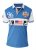 D555 ARYAN Florida Royal Racing Polo Blue/White - Polo shirts - Grote Maten Poloshirts Heren